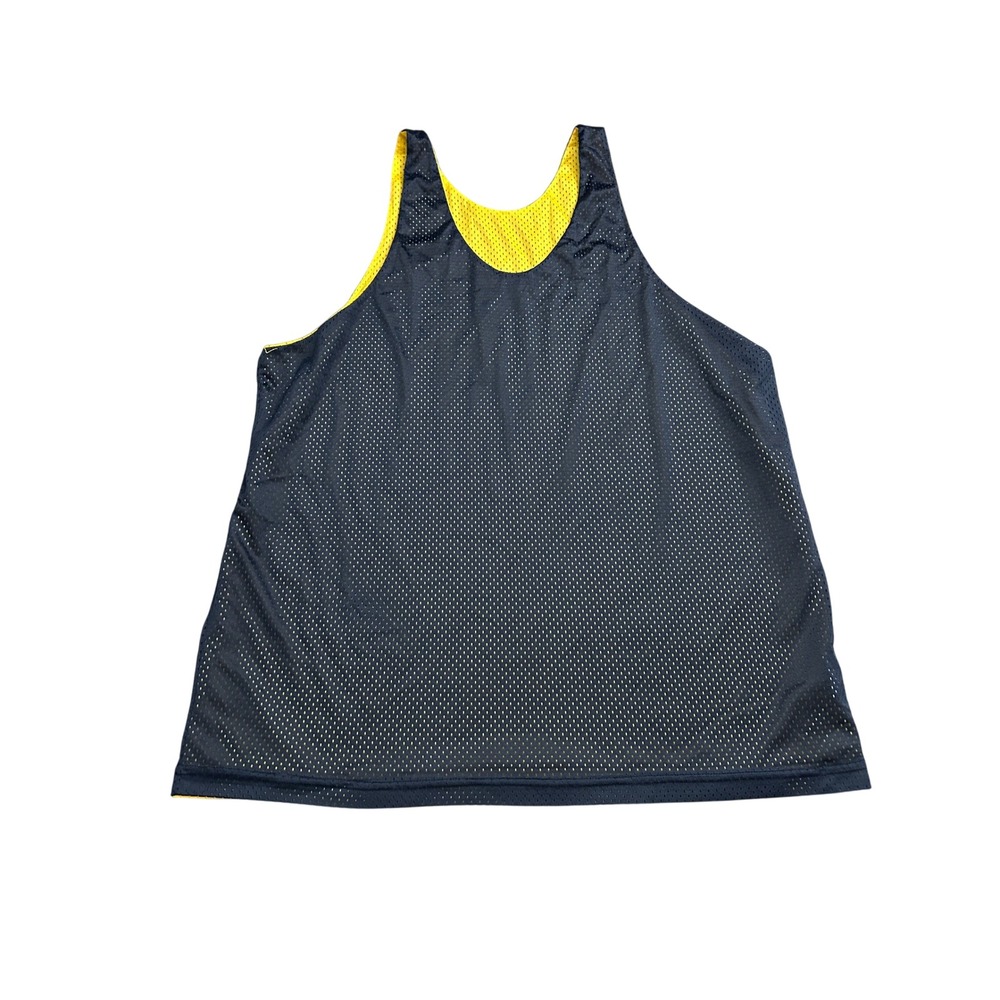 Pro Spirit Reversible Mesh Jersey Mens XL Blue Yellow Excellent Athletic Tank